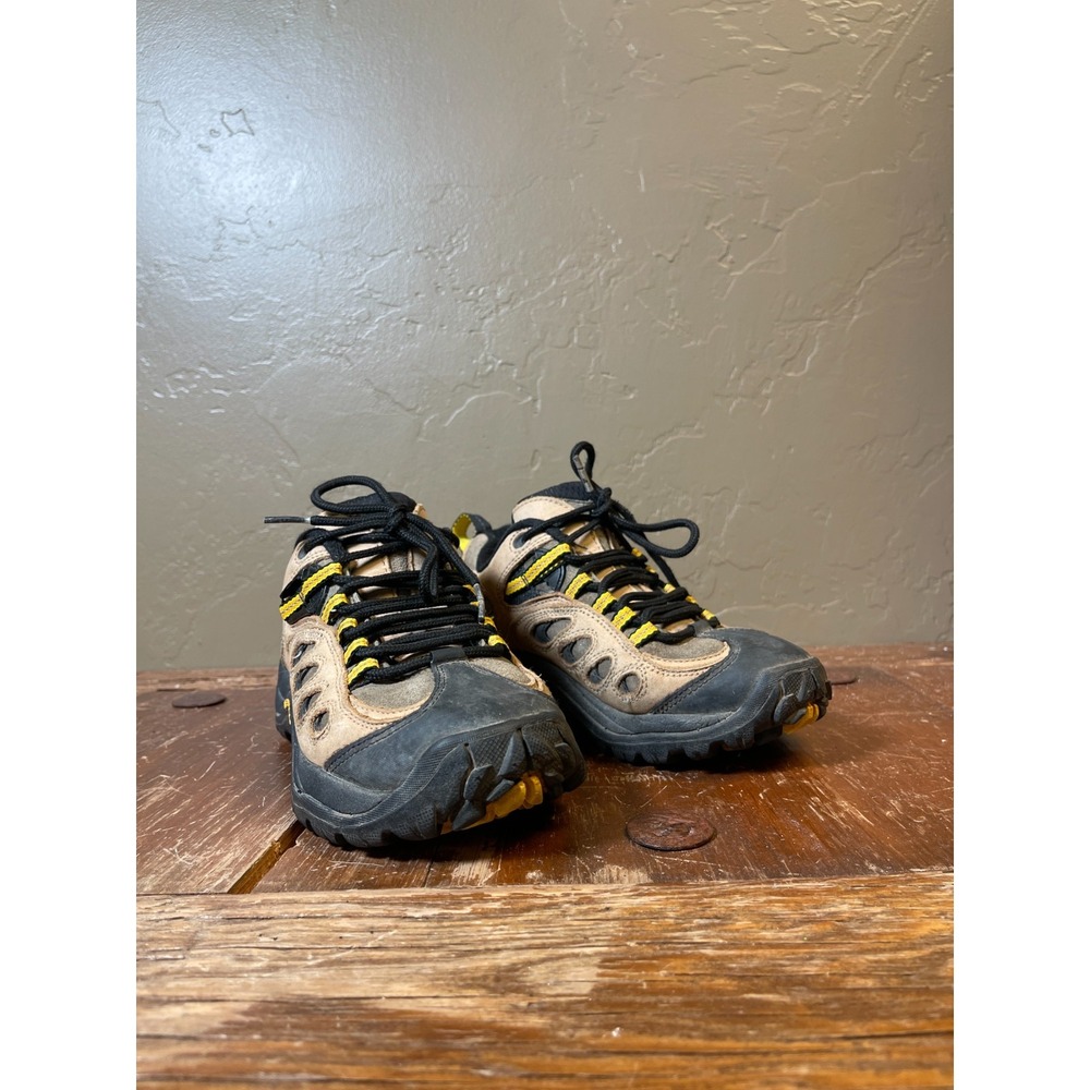 Merrell Reflex Hiking Shoes Womens 5 Beige Low All Terrain Outdoor Trail Comfort